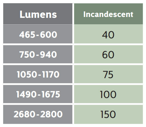 voorjaar Bestrating bijnaam Understanding Watts vs. Lumens for Home Lighting - Lighting Equipment Sales
