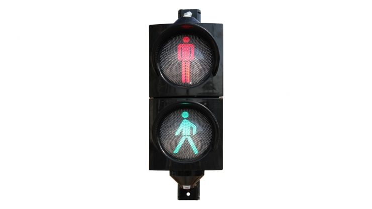4-Inch (100 mm) LED Pedestrian Traffic Signal Module - Lighting 