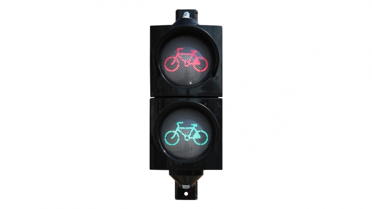 4-Inch (100 mm) LED Bicycle Traffic Signal Module