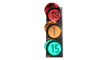 12-Inch (300 mm) LED Traffic Signal Light with Countdown Timer