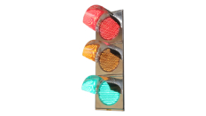 12-Inch (300 mm) Stainless Steel LED Traffic Signal Light