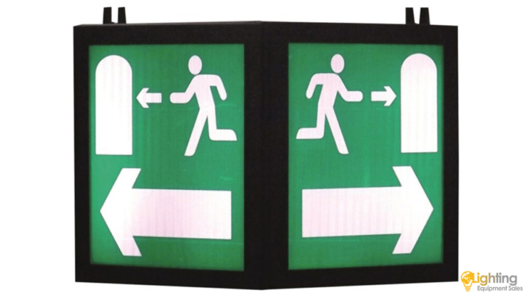 LED Surface Illuminated Emergency Exit Tunnel Sign