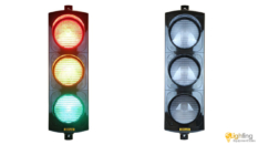 200 mm Vehicle Dimmable Power LED Signal Heads